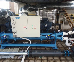 電鍍廠中央空調(diào)主機(jī)冷水機(jī)組安裝工程案例